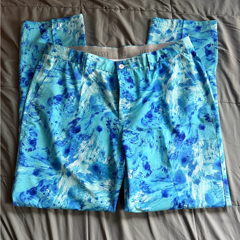 Hreski Custom Design Golf Pants 38” Waist 33” Inseam